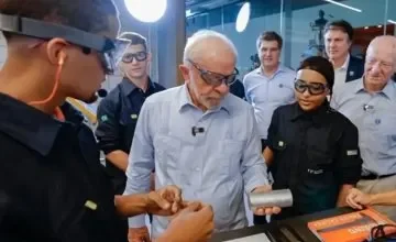 Paolo Rocca y Lula Da Silva en Río de Janeiro