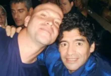 Sebastián 'Patota' Morquio, exfutbolista de Huracán, en una imagen desesperada