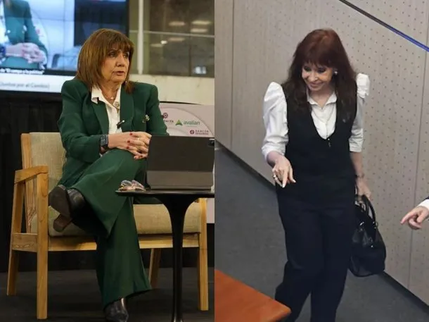 Patricia Bullrich y Cristina Kirchner