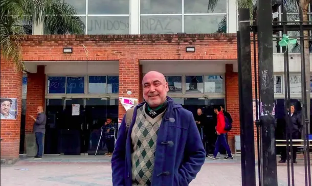 Imagen del profesor asesinado en su casa de Caballito