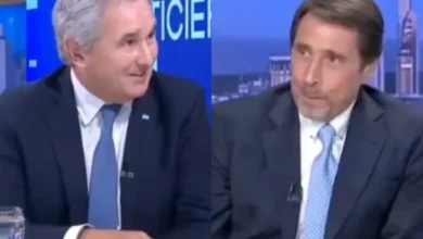 Pablo Quirno en una conferencia de prensa