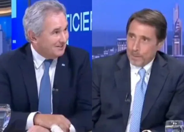 Pablo Quirno en una conferencia de prensa