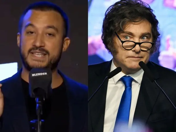 Imagen de Javier Milei y Tomás Rebord