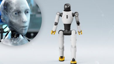 Un robots bailarines en un restaurante de hot pot en California que se sale de control y debe ser contenido por los empleados.