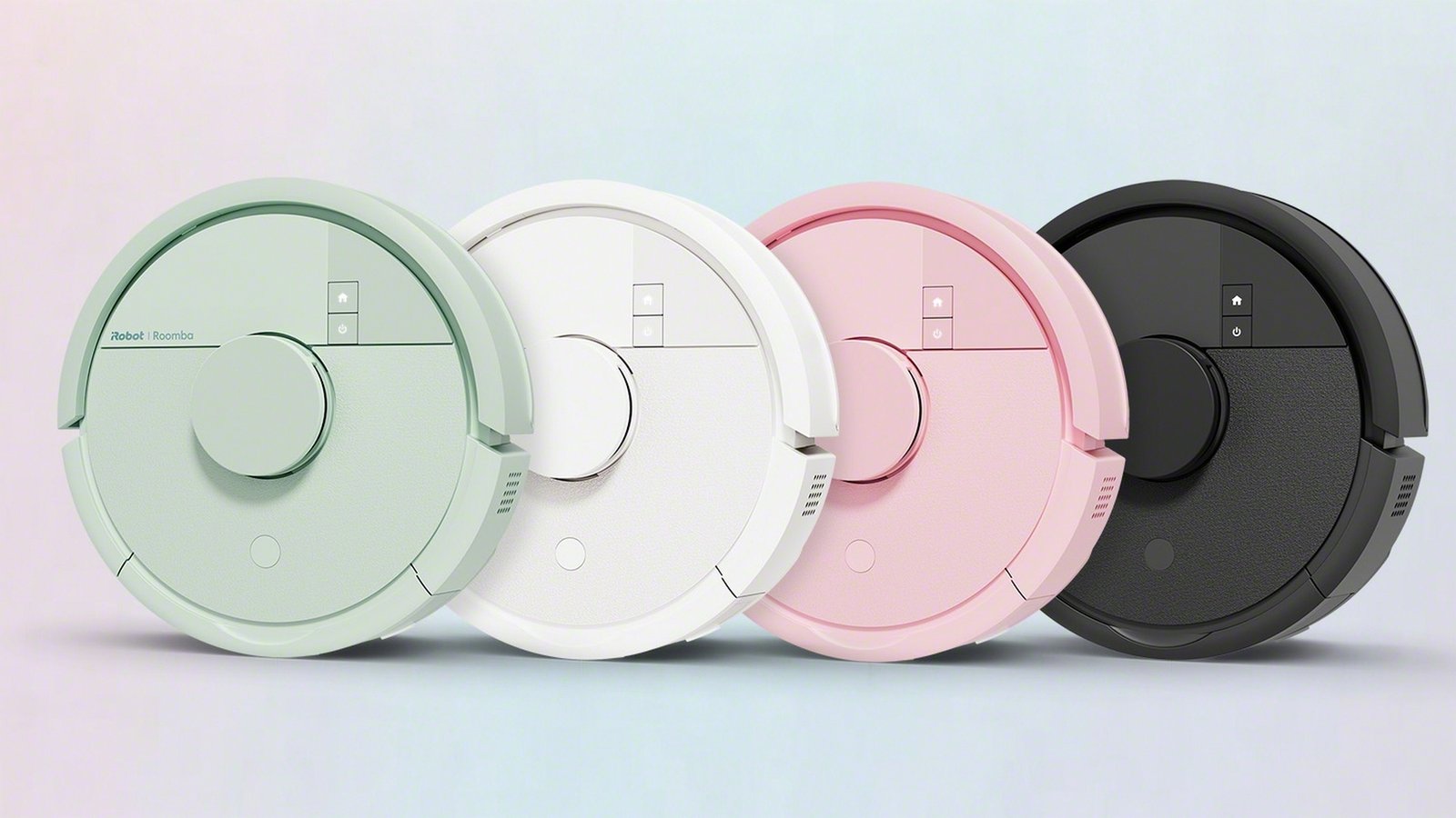 Imagen del nuevo Roomba Mini de iRobot, mostrando su compacto diseño y mopas desechables.