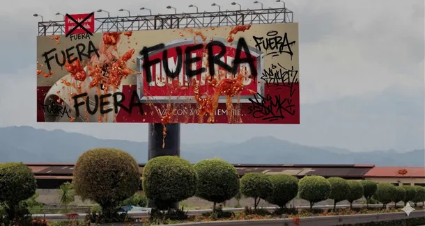 Imagen de un termo Lumilagro con una cruz roja