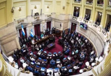 Sesión del Senado de la Nación