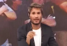 Tomás Dente en su programa de Crónica TV