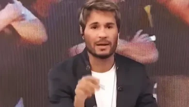Tomás Dente en su programa de Crónica TV