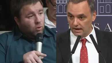 Manuel Adorni en conferencia de prensa