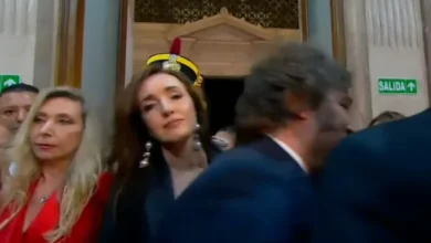 Imagen de Victoria Villarruel y Karina Milei en el Congreso