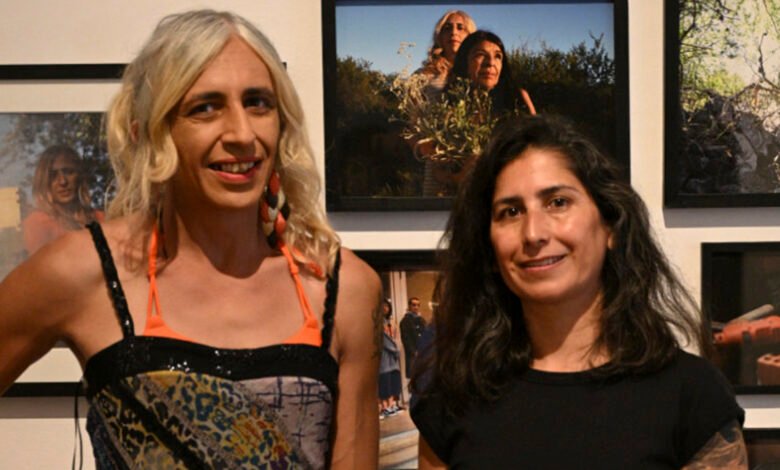 Natalia Colazo en la exposición 'La voz del espíritu: la vida de Juana'