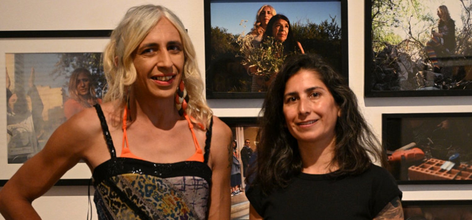 Natalia Colazo en la exposición 'La voz del espíritu: la vida de Juana'