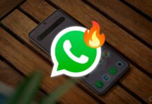 Imagen de la aplicación de WhatsApp con una lista de contactos en línea