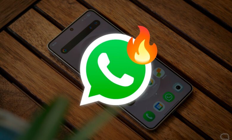 Imagen de la aplicación de WhatsApp con una lista de contactos en línea