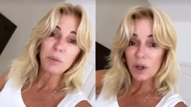 Yanina Latorre en el aeropuerto de Punta del Este