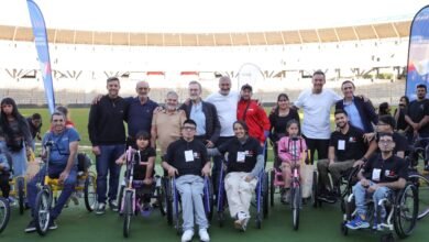 Entrega de bicicletas adaptadas en el Estadio Mario Alberto Kempes