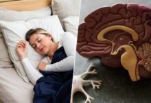 Persona durmiendo con una expresión de tranquilidad