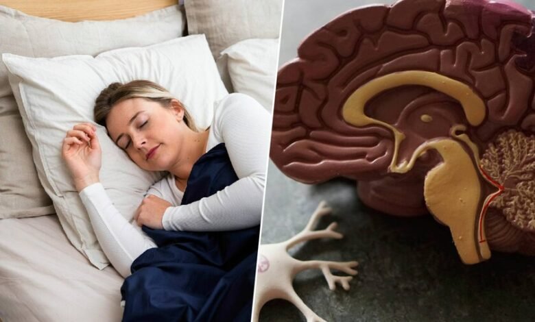 Persona durmiendo con una expresión de tranquilidad