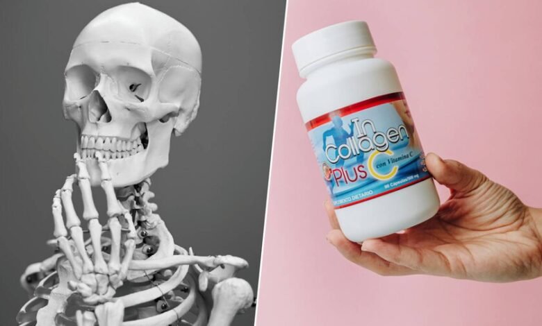 Imágenes del colágeno hidrolizado