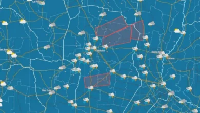 Imagen de tormentas en Córdoba
