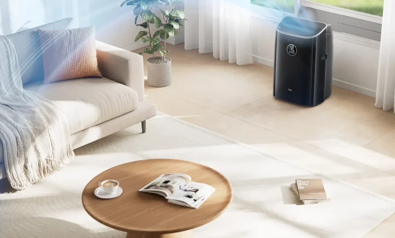 Imagen de los nuevos productos de Dreo: ventiladores TurboCool Ultra Mist y aire acondicionado portátil 318S