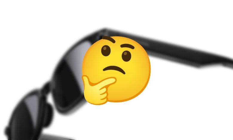 Imagen de las Samsung Galaxy Glasses, mostrando su diseño y cámaras integradas