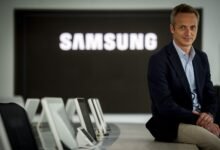 Imagen de un televisor Samsung de gran formato con tecnología Micro RGB