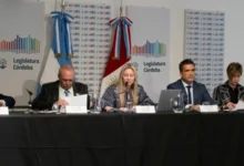 Fachada de la Legislatura de Córdoba, donde se desarrolla el juicio