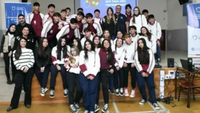 Imagen de un taller de Educación Vial con estudiantes en Córdoba