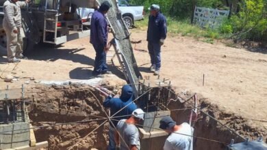 Imagen de la obra de refuerzo del sistema de agua potable en Paso Viejo