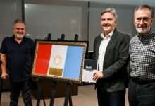 Representantes de la Fundación Jean Maggi con el gobernador Martín Llaryora en el Centro Cívico del Bicentenario