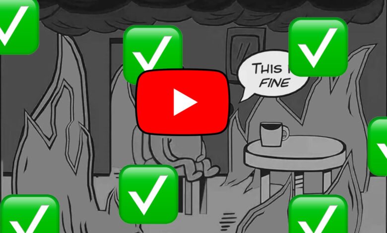 Pantalla de ajustes de YouTube con la opción para eliminar los Shorts