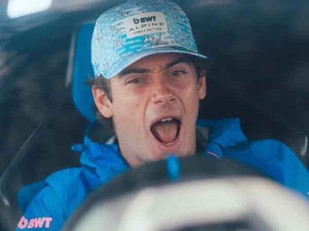 Franco Colapinto en su monoplaza E20 de 2012