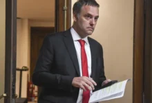 Imagen de Manuel Adorni en una sesión de la Cámara de Diputados