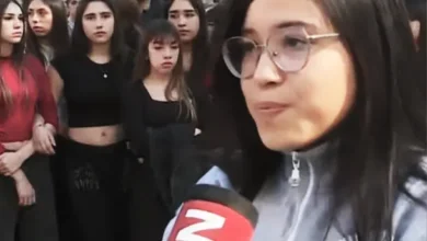 Suelta de globos en homenaje a Maitena Rojas