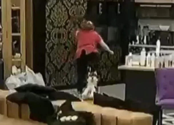 Andrea del Boca en Gran Hermano antes del accidente