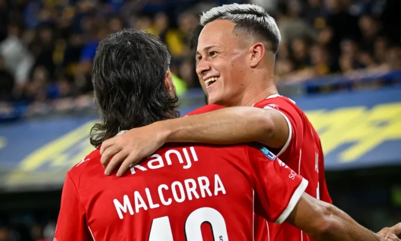 Imagen del partido entre Boca Juniors y Independiente