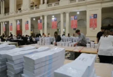 Imagen de Javier Milei anunciando la reforma electoral