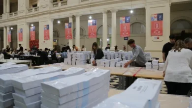 Imagen de Javier Milei anunciando la reforma electoral