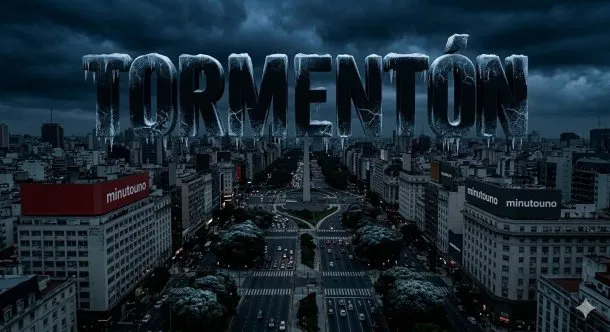 Tormentón álgido en la Ciudad de Buenos Aires