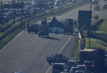 Imagen de un accidente en la Panamericana