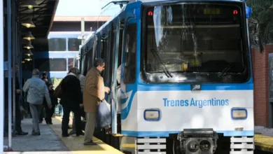 Tren de la Costa en funcionamiento