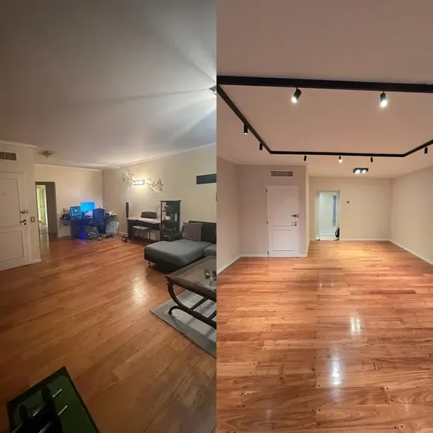 Imagen del departamento de Manuel Adorni en Caballito después de las refacciones