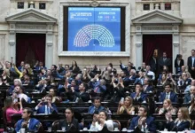 Diputados votando en la Cámara de Diputados