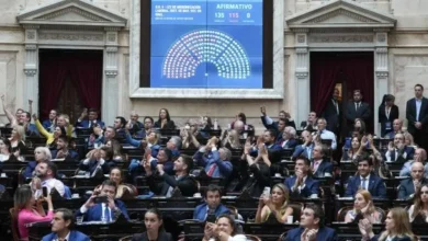 Diputados votando en la Cámara de Diputados