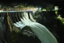 Imagen de un embalse en Córdoba después de las lluvias de Semana Santa