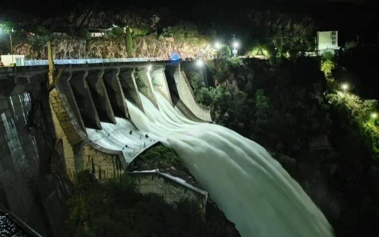 Imagen de un embalse en Córdoba después de las lluvias de Semana Santa