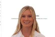 Fini Lanusse en una imagen pública antes del escándalo