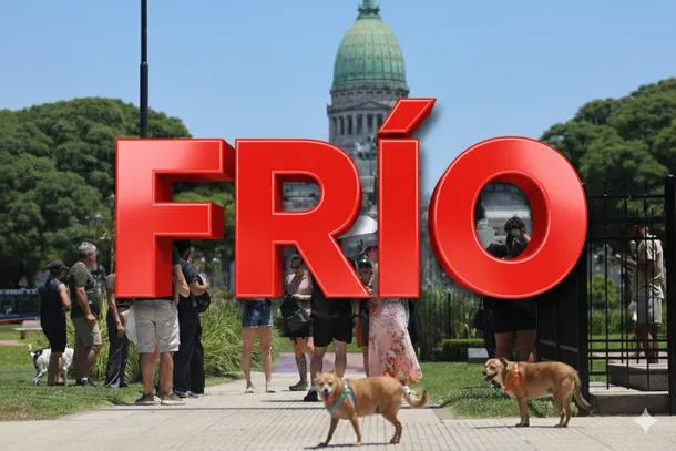 Imagen de un termómetro con temperaturas bajo cero